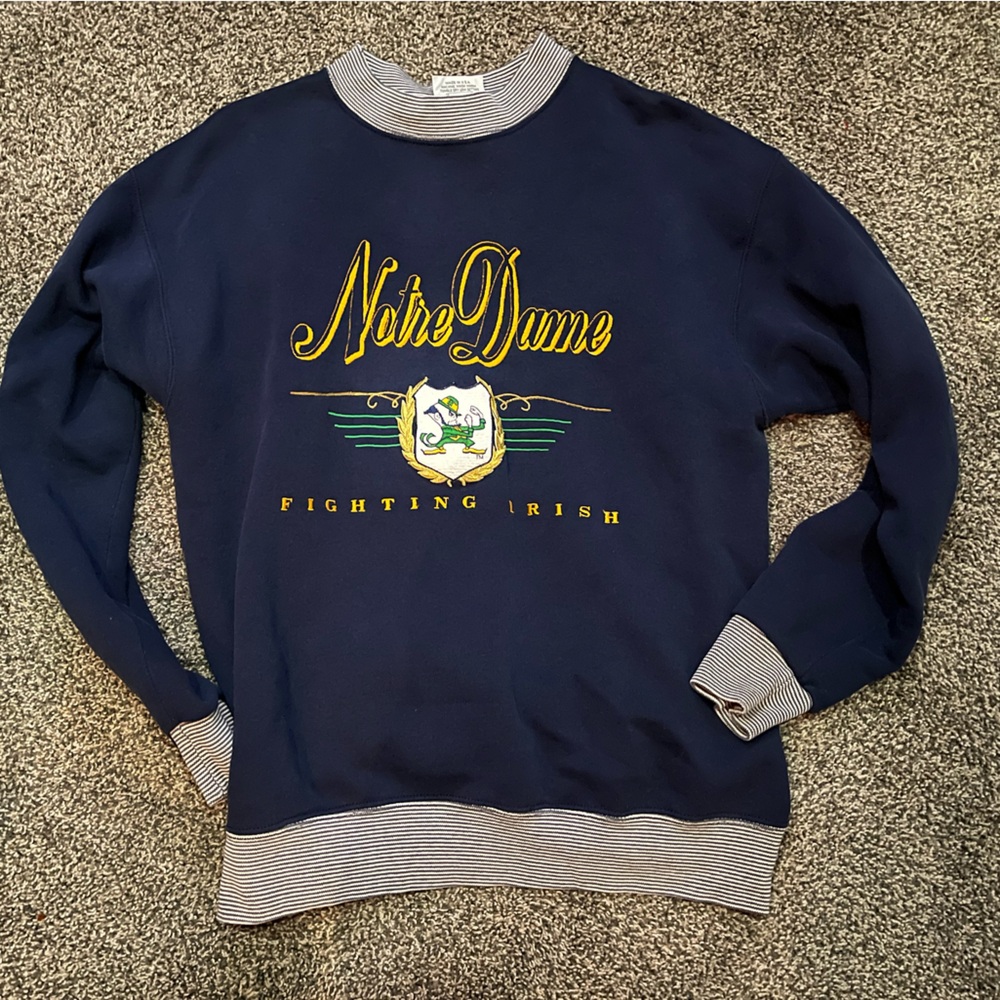 Navy Notre Dame Fighting Irish Sweatshirt